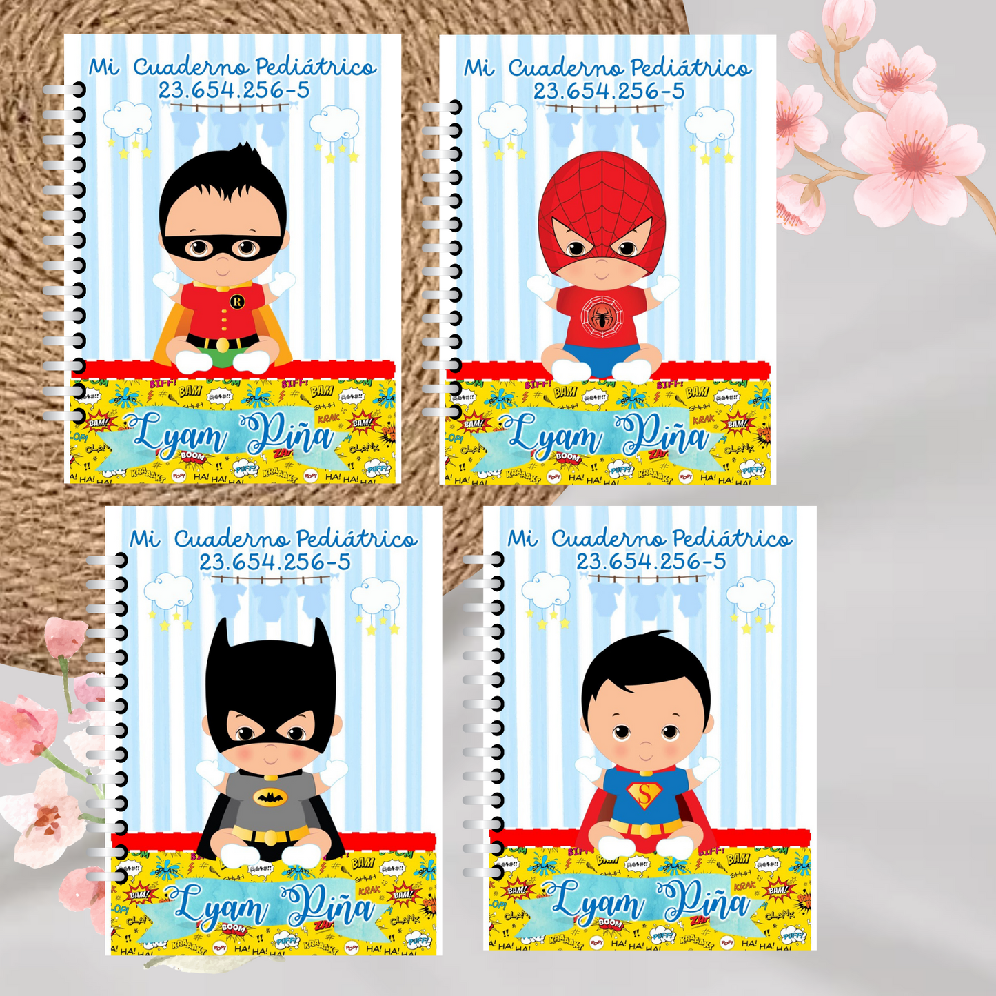 Agenda Pediátrica Superheroes