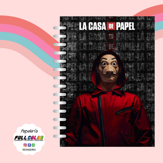 Cuaderno La casa de papel