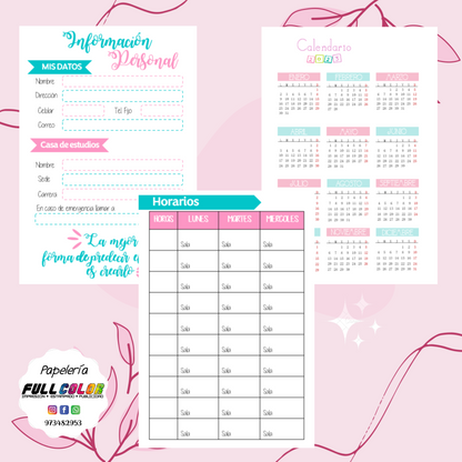 Planner universitario