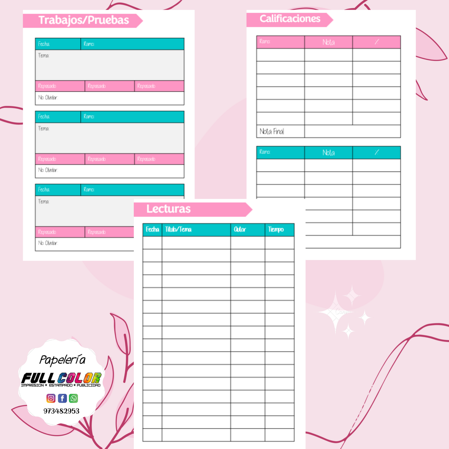 Planner universitario