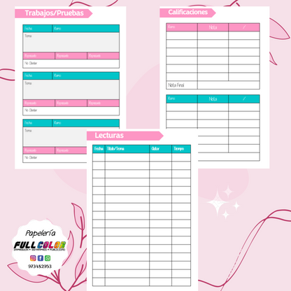 Planner universitario