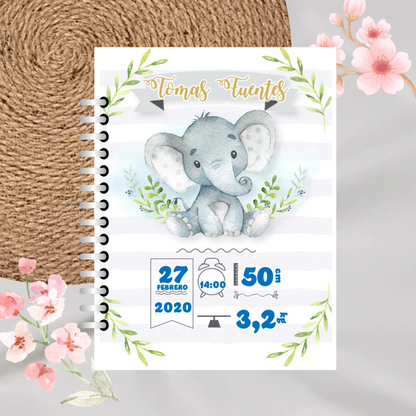 Agenda Pediátrica Elefante bebe