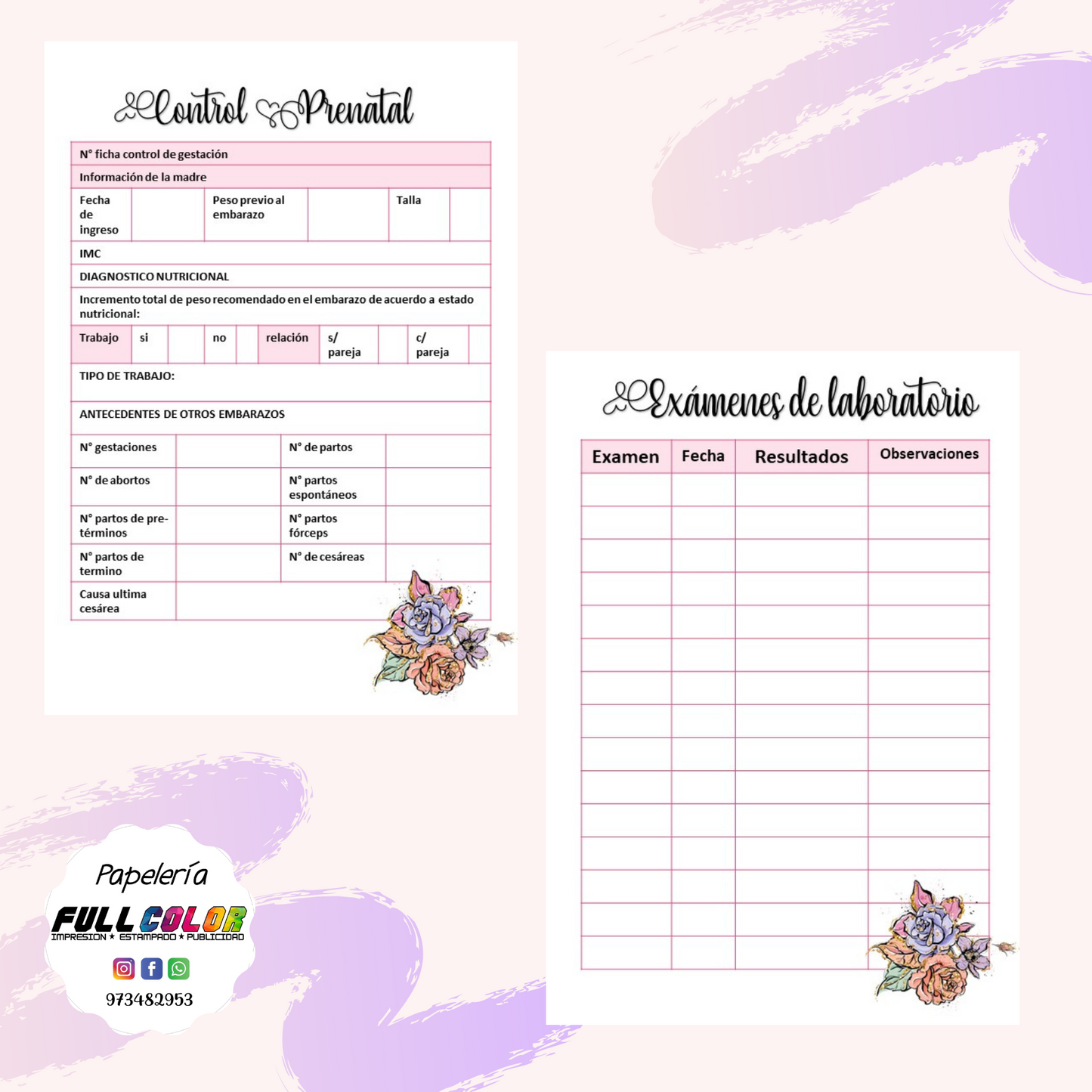 Agenda Prenatal Fresa