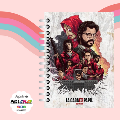 Cuaderno La casa de papel