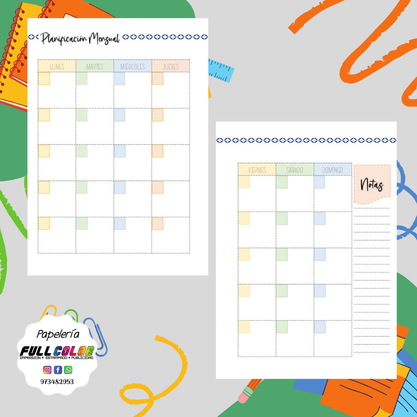 Agenda docente Educ Fisica