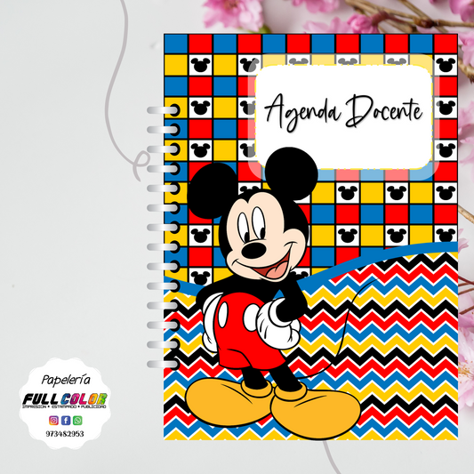 Agenda docente Mickey