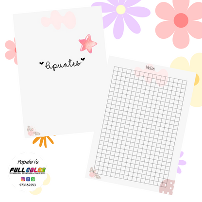 Agenda Pediátrica Elefante flor