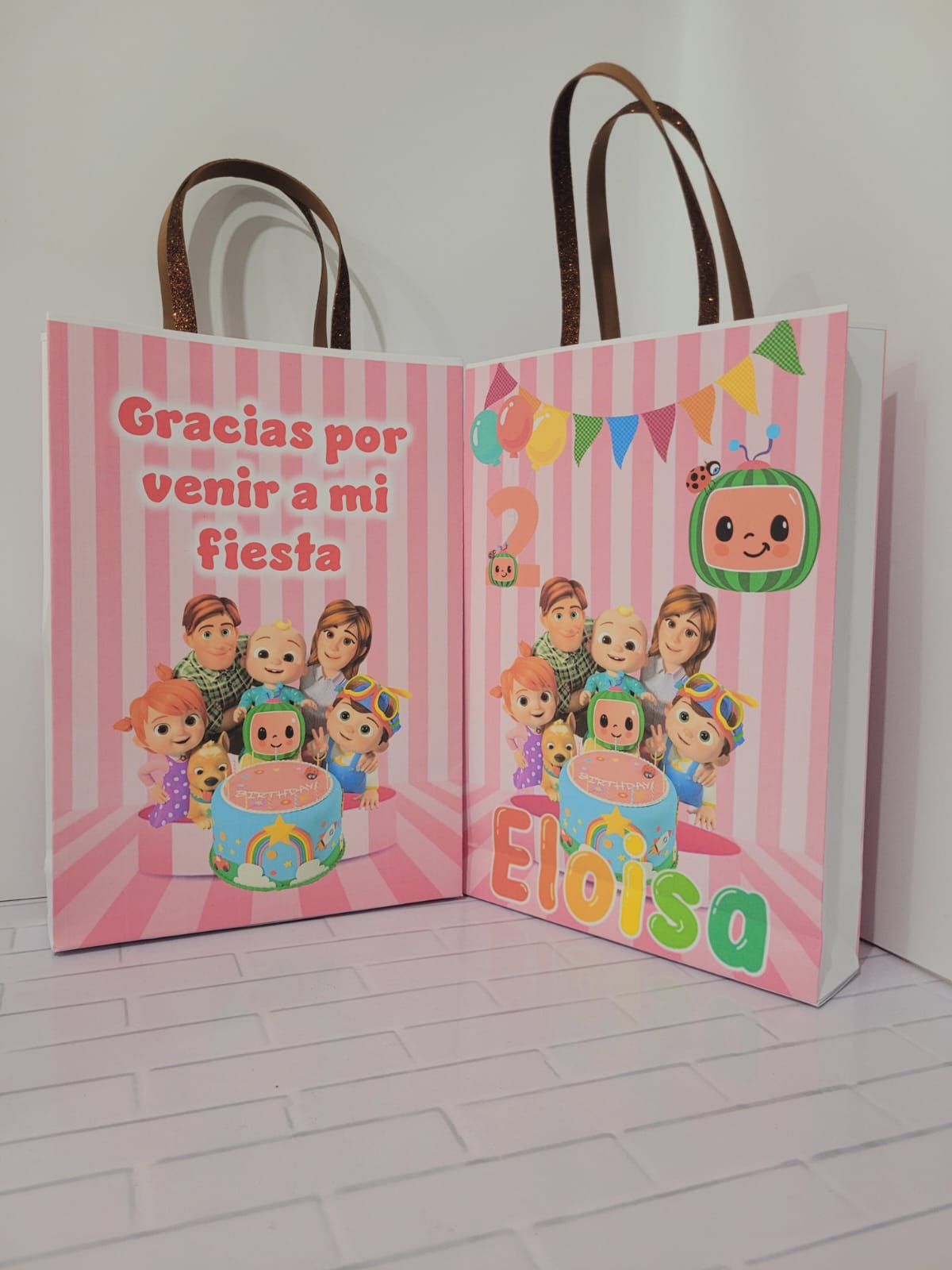 Bolsa de Cumpleaños Impresas Payaso Plim Plim