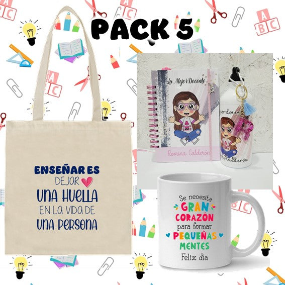 Pack 5 "Día del profesor/a"