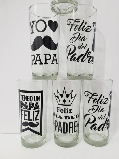 Vaso de Vidrio Personalizado